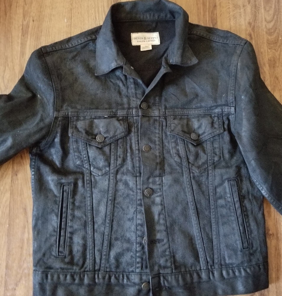 Denim and Supply Trucker/Biker denim waxed cotton